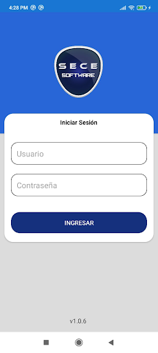 Android application SECE Pedidos screenshort
