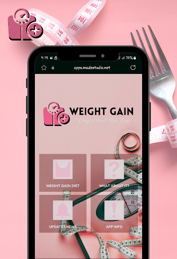 Android application Weight Gain Diet Meal Plan screenshort