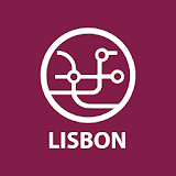 Public transport map Lisbon icon