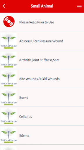 TheraPlate Screen 2