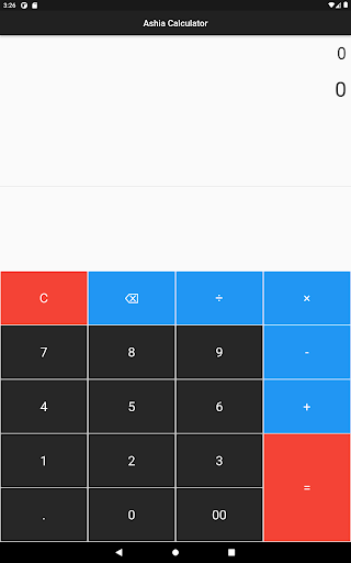 Ashia Calculator Screen 3