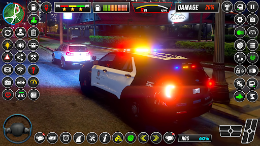 Android application Police Car Driving Game 2023 screenshort