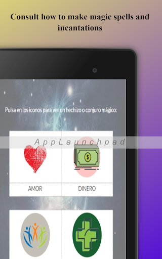Android application Magic spells screenshort