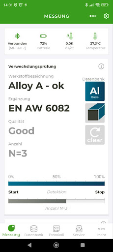 Android application Metalscope screenshort