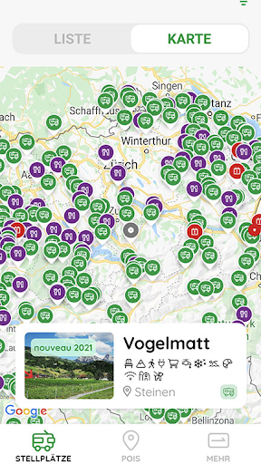Wohnmobilland Schweiz Screen 2