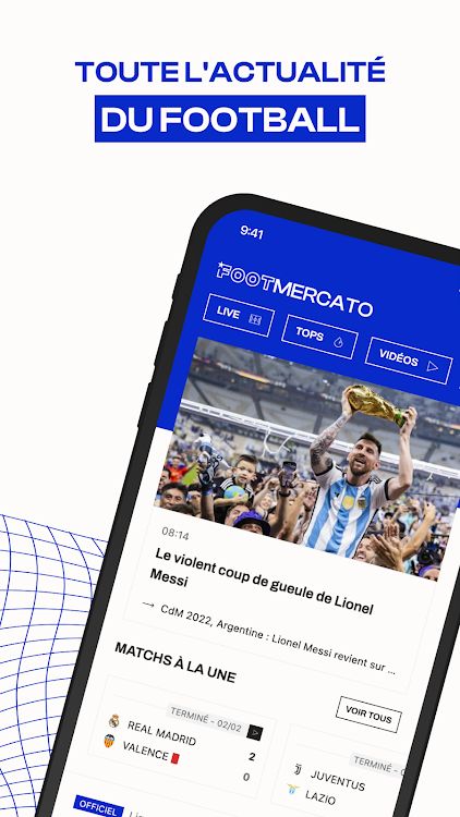 Foot Mercato : Transferts live - 4.3.32 - (Android)