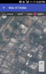 screenshot of Map of Bangladesh