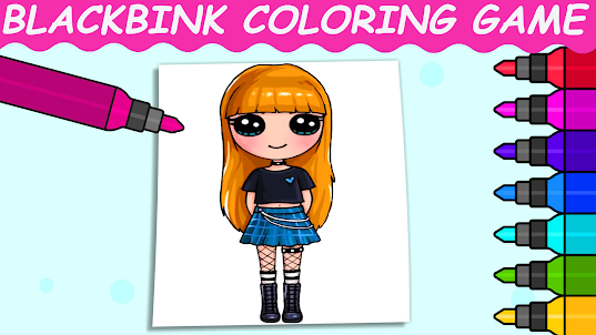 BlackPink Coloring Game