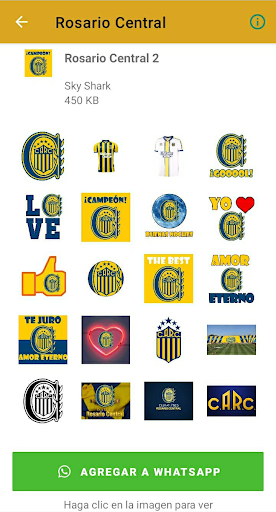 Rosario Central Stickers Screen 3