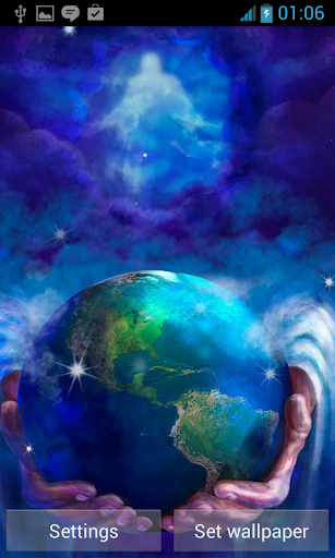 Android application God Live Wallpaper screenshort