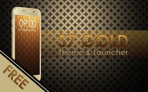 Android application Theme for Galaxy S7 Gold screenshort