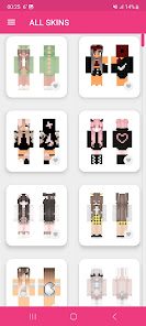 Captura de Pantalla 19 Girls Skins for Minecraft android