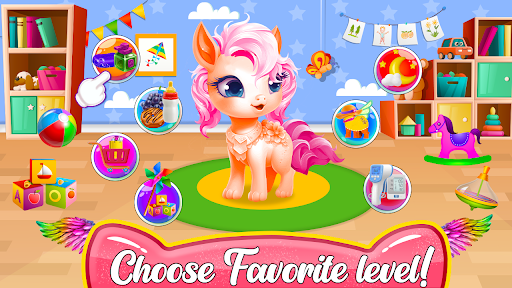 Cute Unicorn Pony Vet Daycare Screen 2