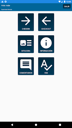 Android application Supervisión Remota RAD screenshort