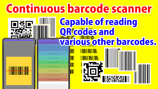 Continuous barcode scanner
