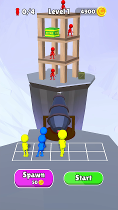 MERGE HUMAN CANNON - Screenshot 1
