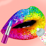 Lip art Mania-Pink lip makeup icon
