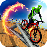 Death Well Superhero Bicycle Stunt Rider icon