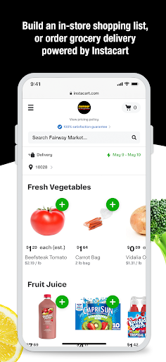 Screenshot of Fairway Market