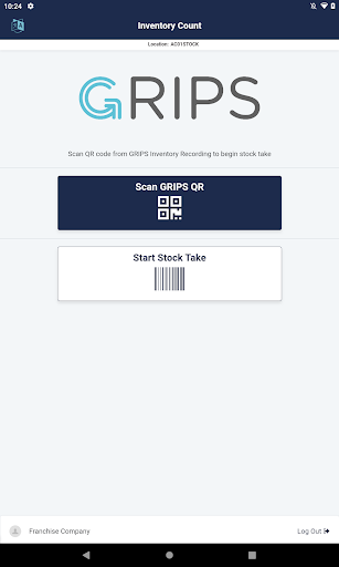 Android application GRIPS Inventory Counting screenshort
