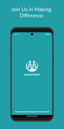 Android application Oasis4Charity screenshort
