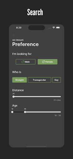 420 Singles Screenshot 2 - AppWisp.com