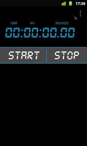 Android application Chronometer screenshort