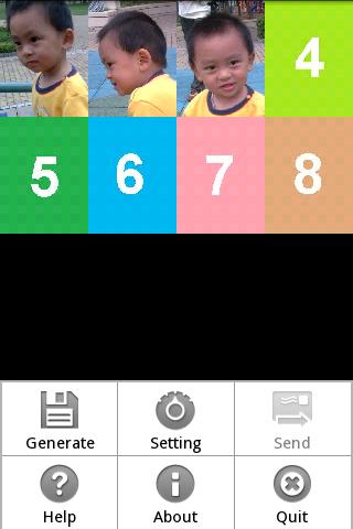 Combine 8 Photos for one 4R Screen 2
