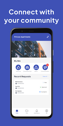 Android application Glenside Resident App screenshort