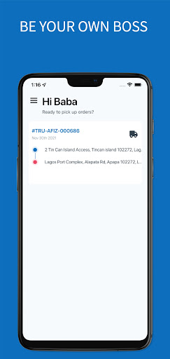 Android application Tru Freight Driver screenshort