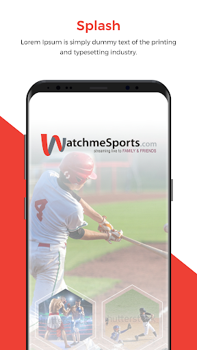 Android application WatchmeSports screenshort