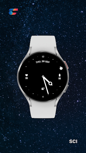 Sci Animated Galaxy Face