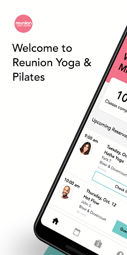 Android application Reunion Yoga & Pilates screenshort