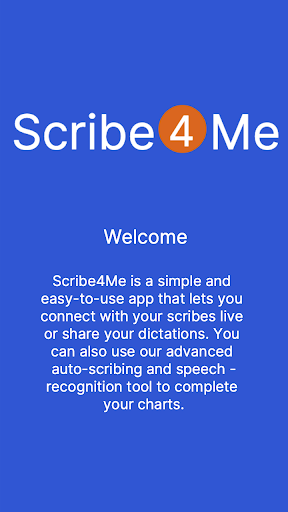 Android application Scribe4Me screenshort