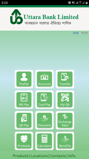 Android application Uttara eWallet screenshort