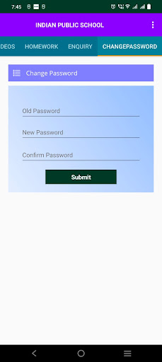 Android application Ips Staff screenshort