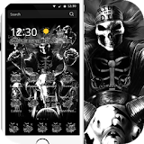 skull grim Reaper theme 3D icon
