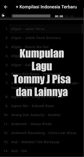 LAGU T0MMY J PlSA KENANGAN