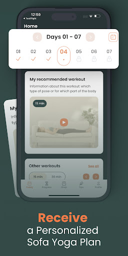 Sofa Yoga: Easy Weight Loss Screenshot 4 - AppWisp.com