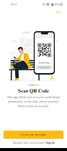 Android application SocialShelf screenshort