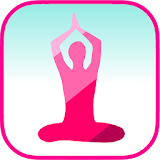 Yoga for women stretching icon