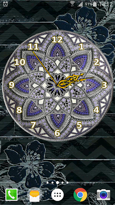 Ornament Clocks Live Wallpaperのおすすめ画像2