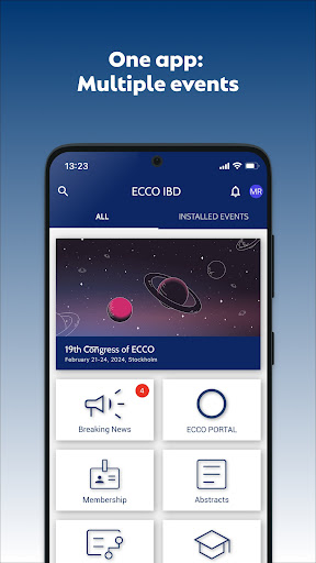 Android application ECCO IBD screenshort