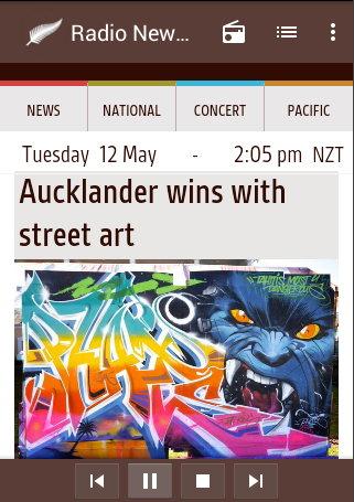 NZ Radio Player Screenshot 1 - AppWisp.com