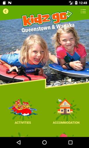 Android application Kidz Go - Queenstown & Wanaka screenshort
