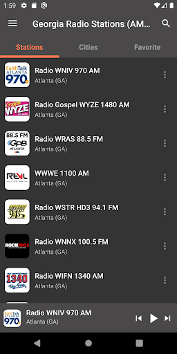 Android application Georgia Radio Stations screenshort