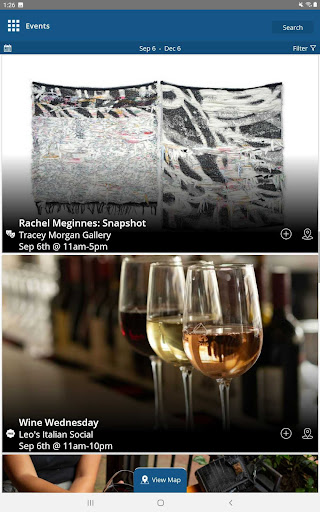 Screenshot of Explore Asheville