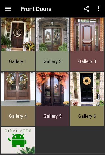 Android application Front Doors screenshort