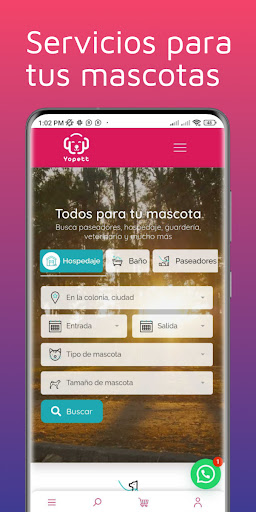 Android application YoPett screenshort