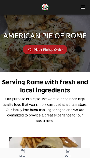 Android application American Pie of Rome screenshort